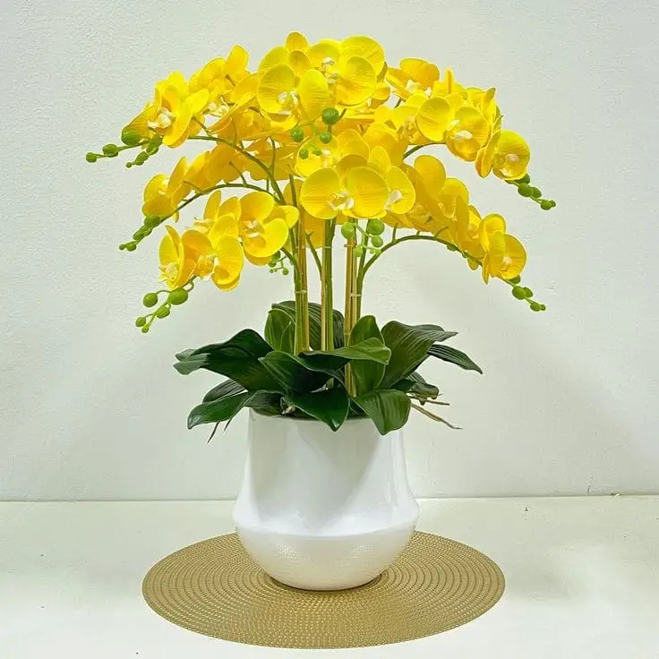 Artificial Orchid Beautiful Color. — Artificial Plants for Dubai & UAE delivery | Planto.ae