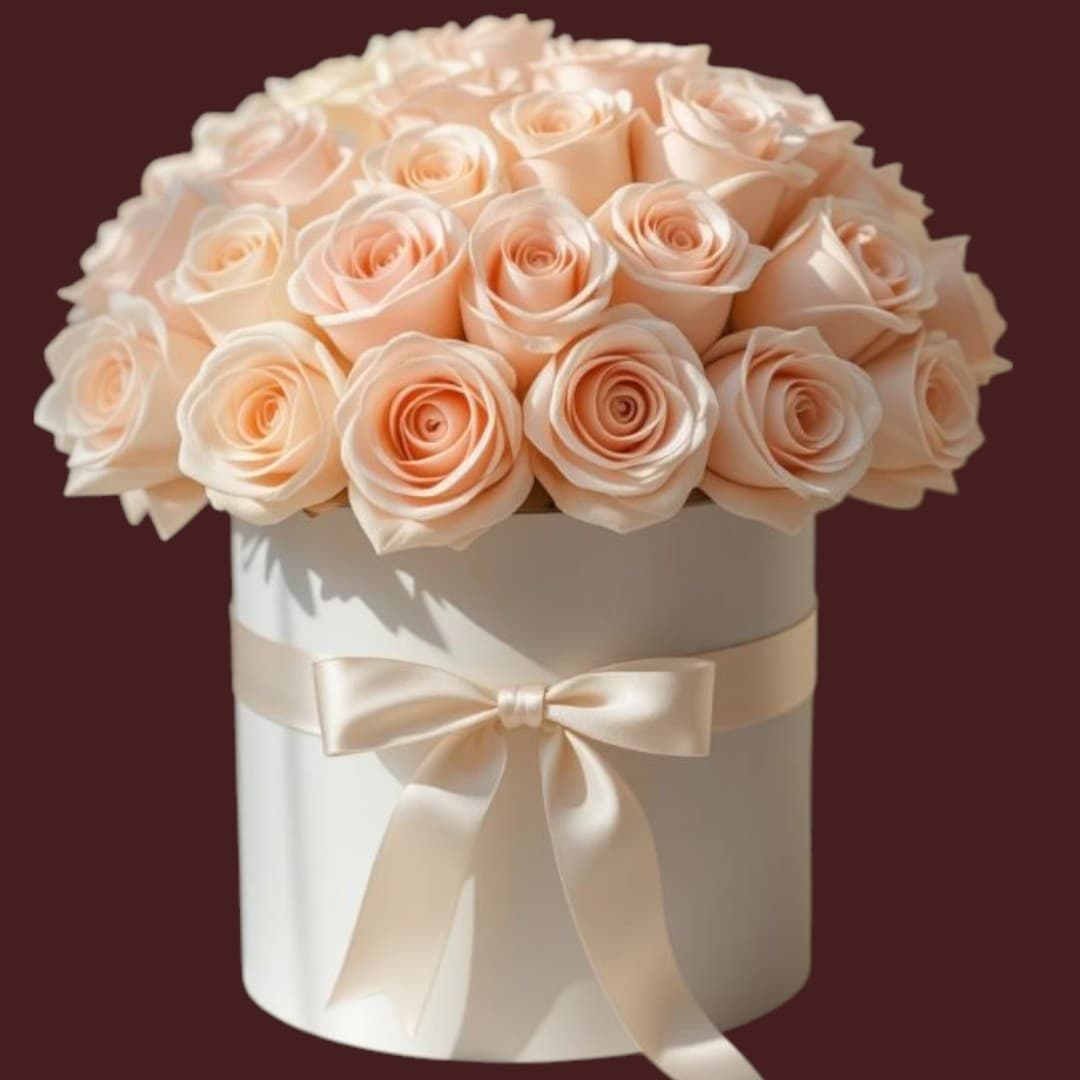 Artificial Rose Flower Box – Lifelike & Elegant Decoration — Artificial Plants for Dubai & UAE delivery | Planto.ae