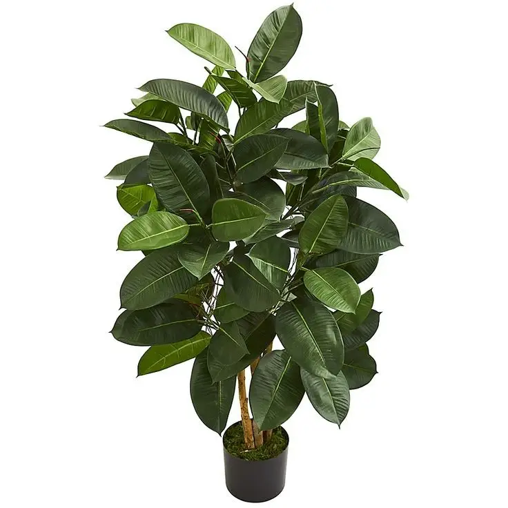 Artificial Rubber Plant Nearly Natural Look — Artificial Plants for Dubai & UAE delivery | Planto.ae