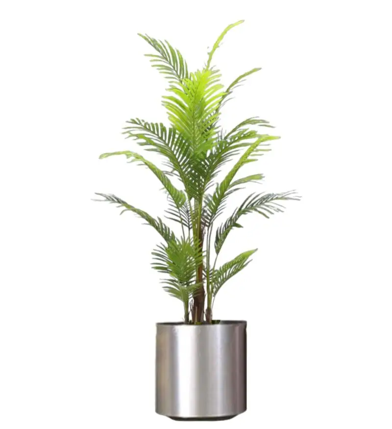 Artifiial Palm In Metal Pot — Artificial Plants for Dubai & UAE delivery | Planto.ae