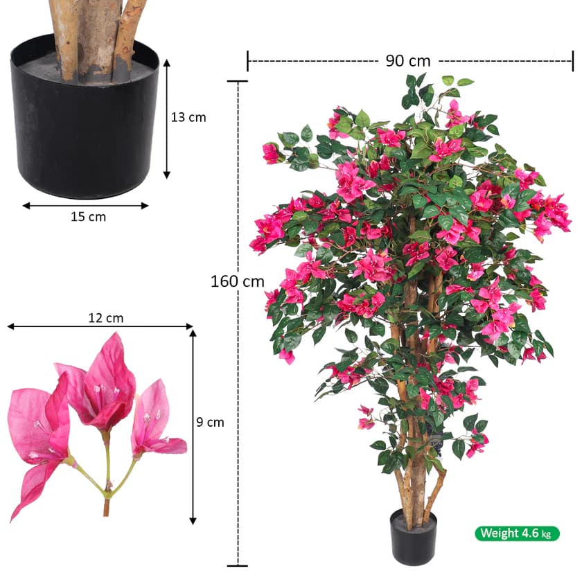 Bougainvillea Artificial Plant-Nearly Natural — photo 3 | Planto.ae UAE