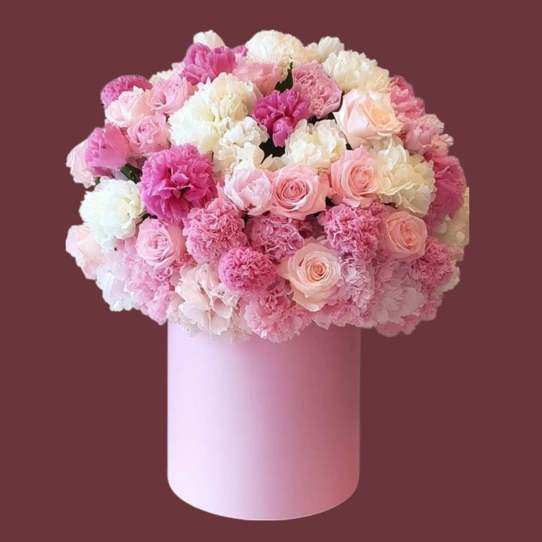 Fake/Artificial Flowers Arrangment in A Box — Artificial Plants for Dubai & UAE delivery | Planto.ae