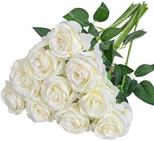 Àrtificial White Roses Bunch — Artificial Plants for Dubai & UAE delivery | Planto.ae