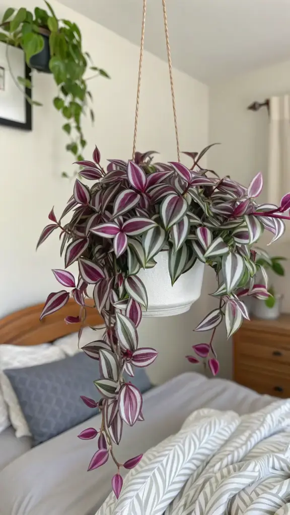 Tradescantia Zebrina In Hanging Pot — Indoor Plants for Dubai & UAE delivery | Planto.ae