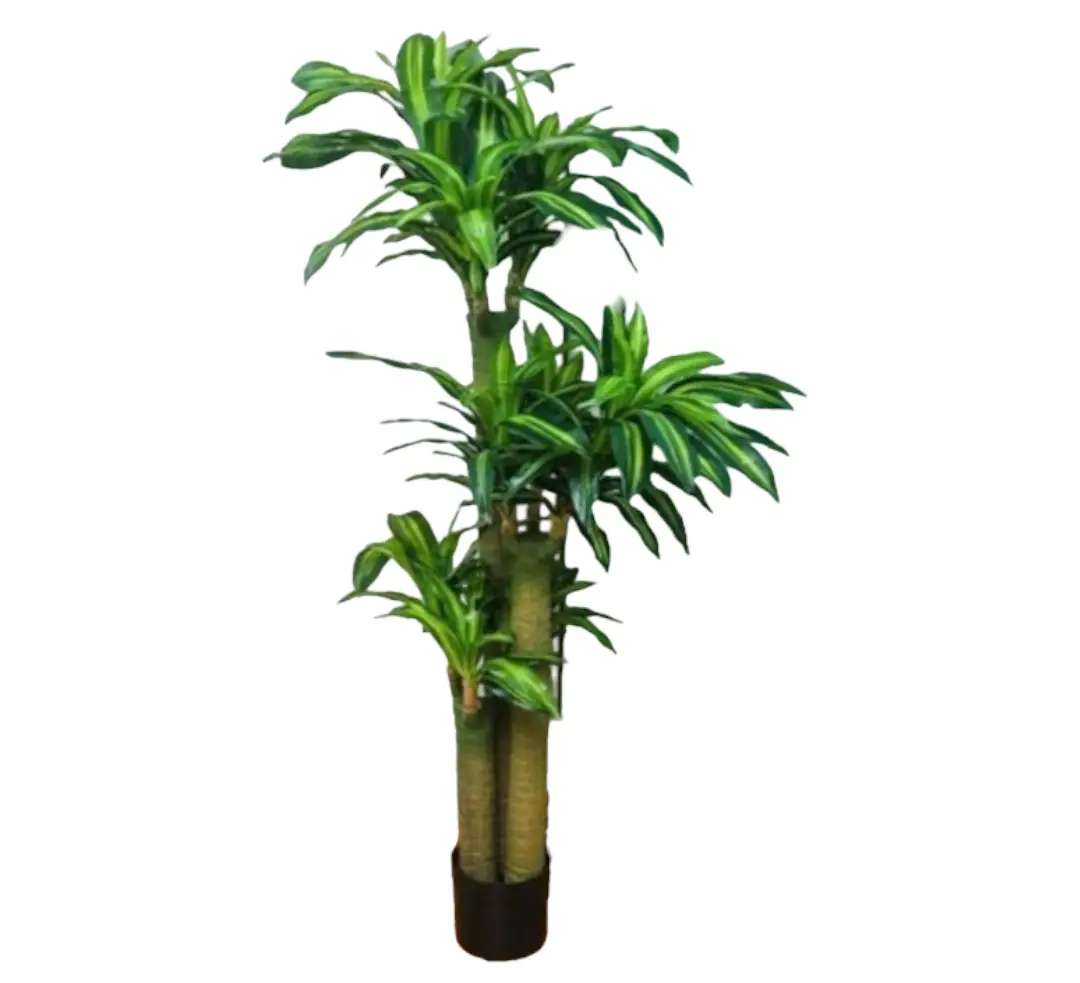 The great artificial Dracaena fragrans nearly natural plant 3-stems — photo 2 | Planto.ae UAE