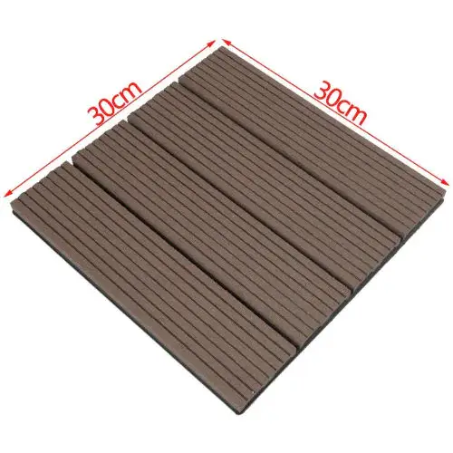 WPC Composite Decking Tile,11 Pieces, 30 x 30 cm — photo 2 | Planto.ae UAE