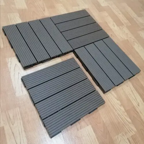 WPC Composite Decking Tile,11 Pieces, 30 x 30 cm — photo 3 | Planto.ae UAE