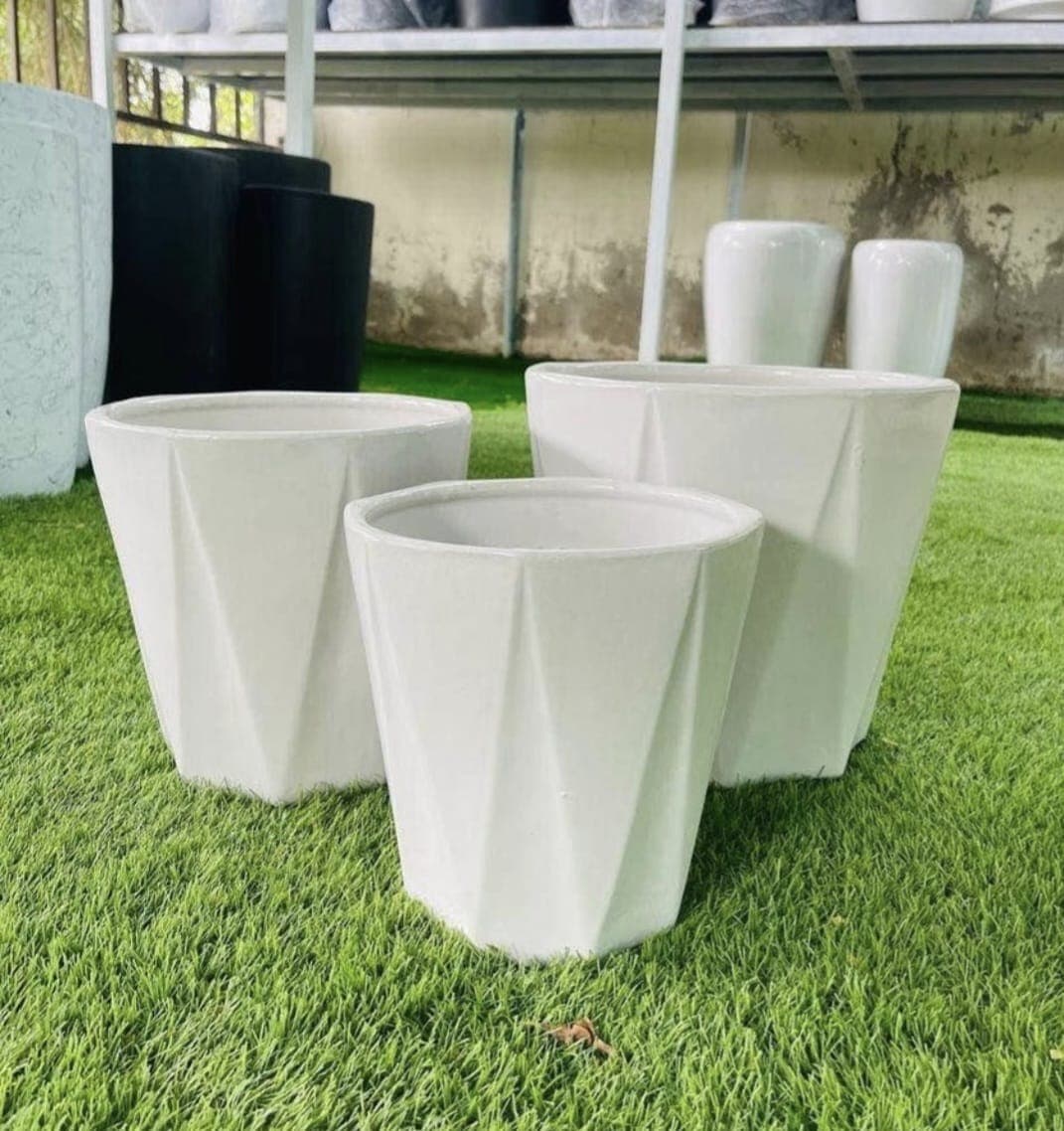 Planters Set 3 Pots — Pots And Planters for Dubai & UAE delivery | Planto.ae