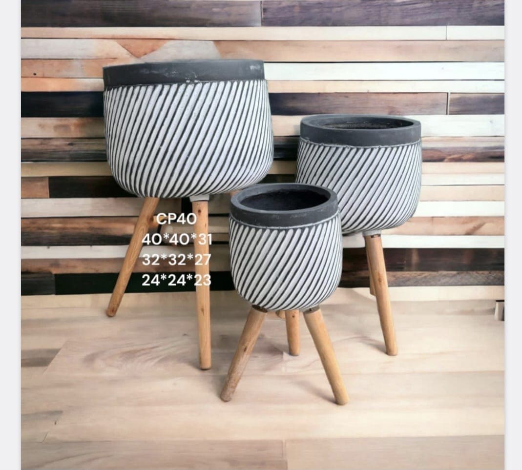 Set Of 3 planters — Pots And Planters for Dubai & UAE delivery | Planto.ae