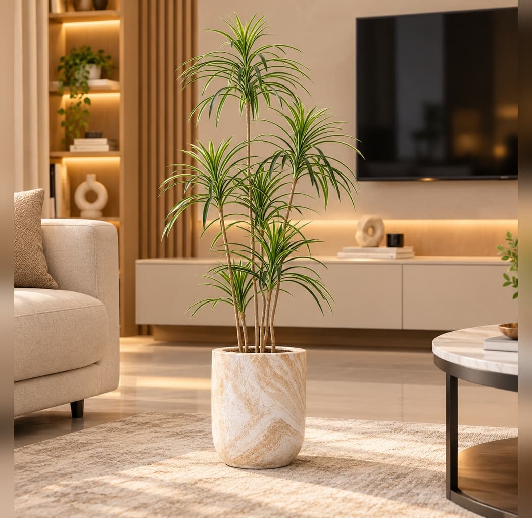 Artificial Dracaena Yucca plant multi-stemmed trunks — Artificial Plants for Dubai & UAE delivery | Planto.ae